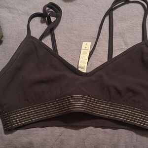 Lululemon Athletica Black Strappy Bra